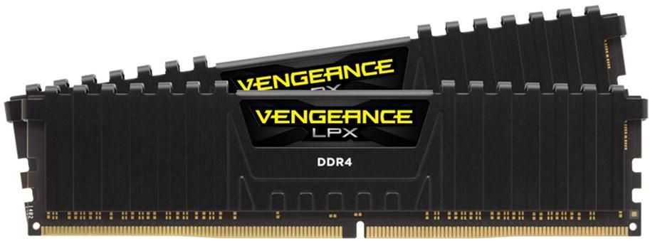 CORSAIR DDR4 2666MHz 8GB 2x4GB 288 DIMM Unbuffered 16-18-18-35 Vengeance LPX Black Heat spreader 1.2V XMP2.0